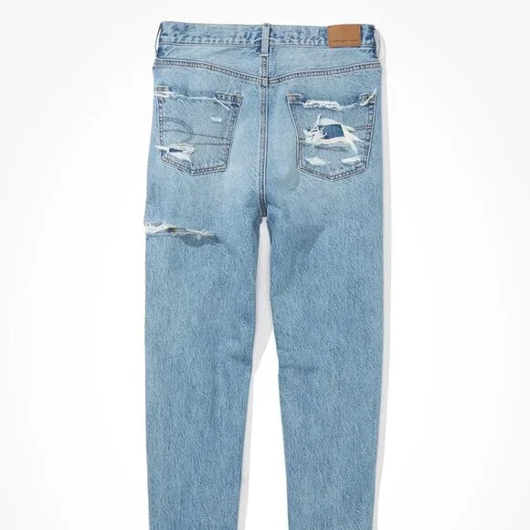 AE Ripped Relaxed Mom Jean - Picture 4 of 14